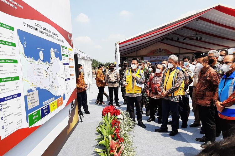 Ditandai dengan Groundbreaking di Sleman, Proses Konstruksi Jalan Tol Yogyakarta-Bawen Resmi Dimulai